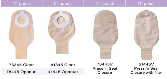 Colostomy Two-piece Drainable Pouch Options - Cymed Micro Skin