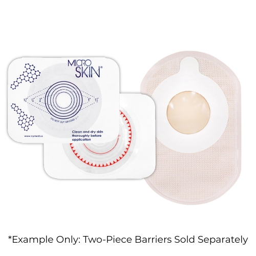 6" Mini Two-Piece Closed-End Ostomy Pouch, Opaque w/ Filter - Image 3